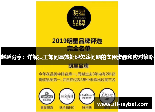 赵鹏分享：详解员工如何高效处理欠薪问题的实用步骤和应对策略